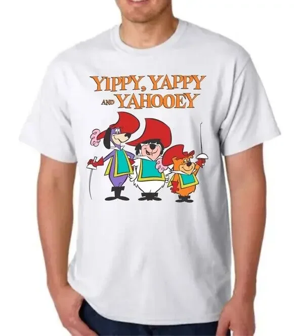 YIPPEE YAPPEE YAHOOEY CARTOON T SHIRT HANNA BARBERA CEREAL THREE MUSKETEERS