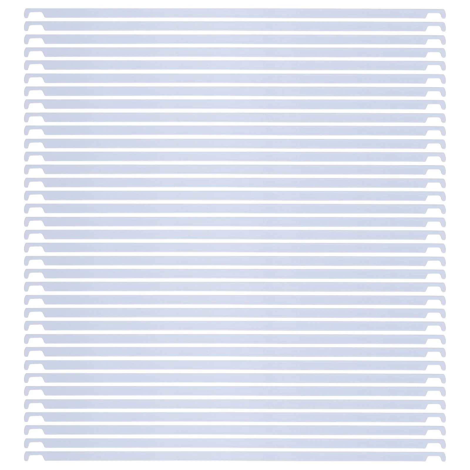 

50pcs Heavy Duty Metal Organizer Sticks Rails Document Folder Divider Bars For Office Home Use 32.5Cm Hanging Organizer Document