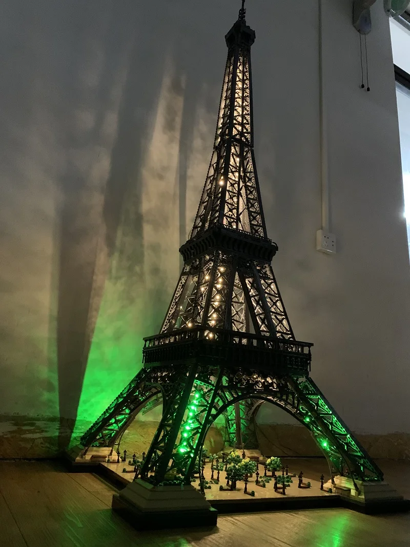 In stock 1.5M Eiffel Tower 10307 10001pcs PARIS Architecture Model Building Block Brick Kit Christmas And Birthday Gifts