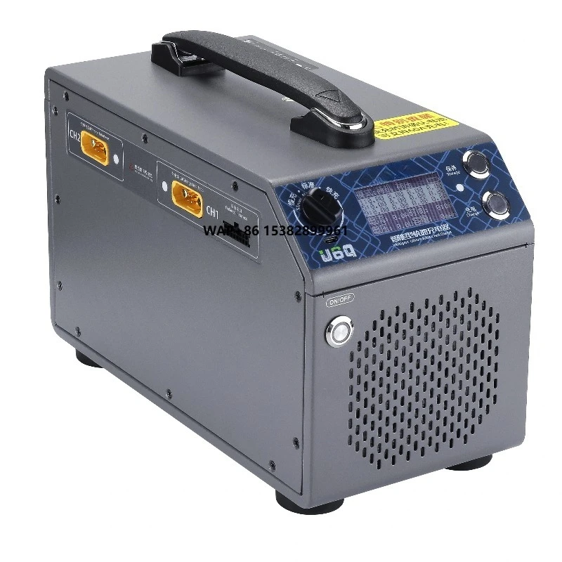 

EV-PEAK U6Q 4 Channel 60A High Current 3000W Quick Balance Charger Compatible with Accessories Including 12-14S Battery