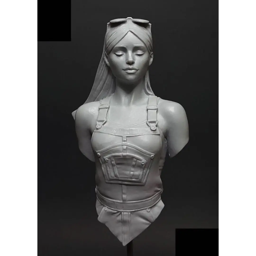 Total Height: 75mm,  Resin Model Bust GK， Unassembled and unpainted kit