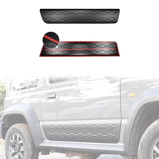 LUMA 2pcs Car Door Side Guard Protection High Quality Easy Installation Scratch Resistant Shockproof Suzuki Jimny Sierra JB64