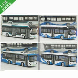 Diecast 1/120 Scale Shanghai SUNWIN Bus White Alloy Bus Simulation Model Finished Collection Decoration Gift Toy Display