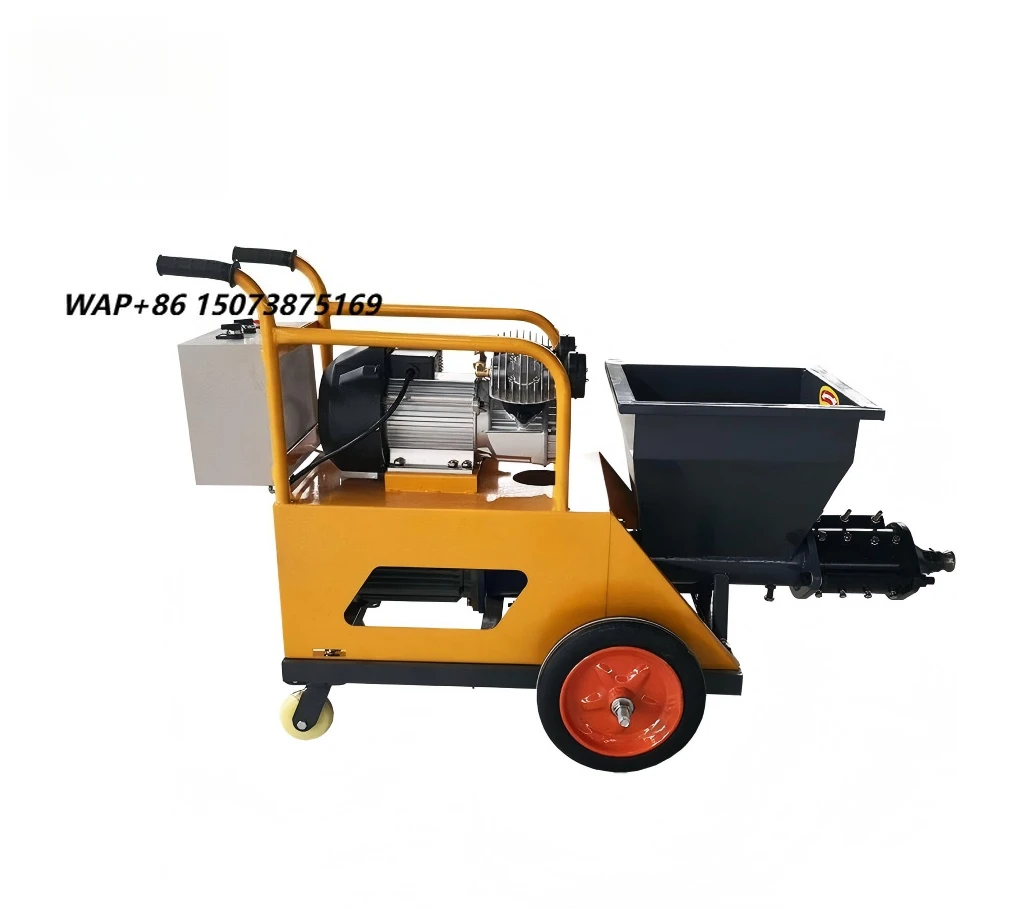 Multifunctional Cement Mortar Spraying Machine Electric/ Mini Stucco Pump Cement Sand Mortar Spraying Machine