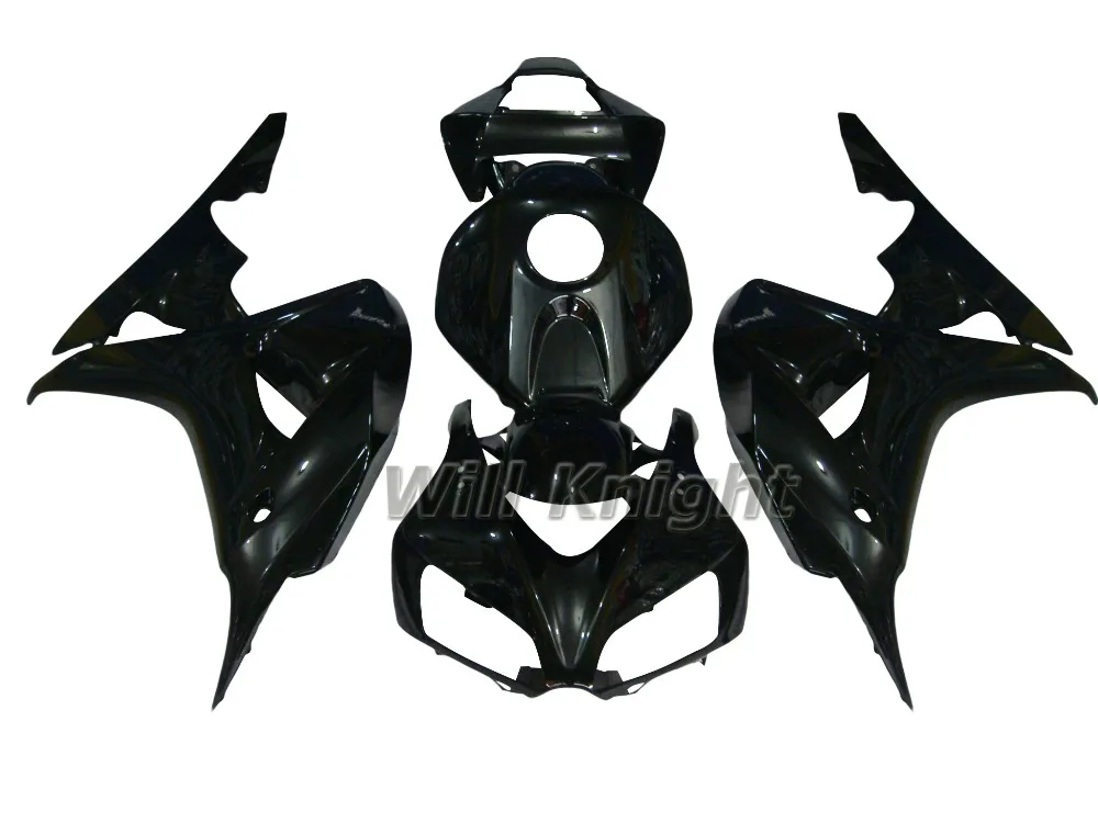 

Intelligent Library Mold Bodywork For Honda CBR1000RR CBR 1000RR 2006 2007 Complete Glossy Black Fairing Kit