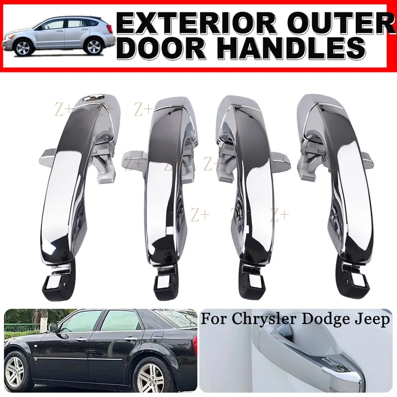 Z+  Outer Outside Door Handle For Chrysler 300 Sebring Dodge Caravan Jeep Patriot