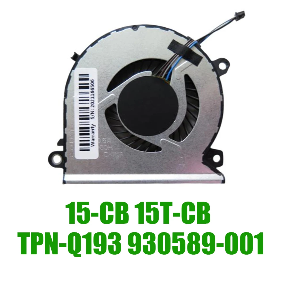 

For HP For Pavilion 15-CB 15T-CB TPN-Q193 930589-001 DC5V 0.5A Replacement Laptop CPU Fan