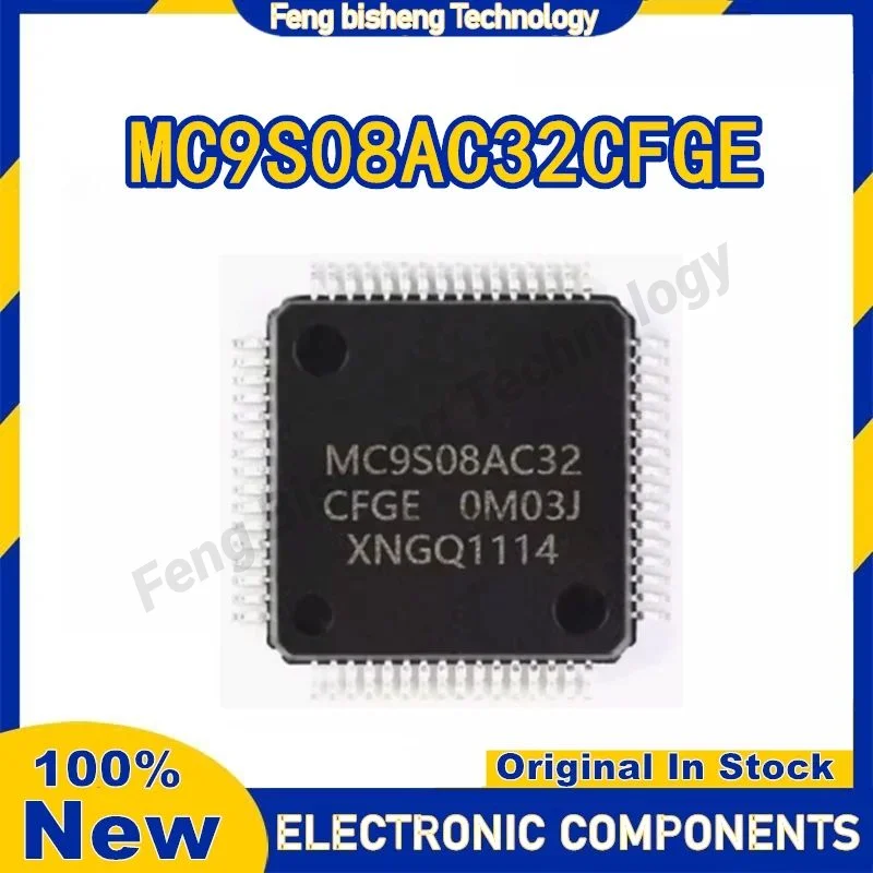 

5PCS MC9S08AC32CFGE 9S08AC32CFGE QFP44 NEW