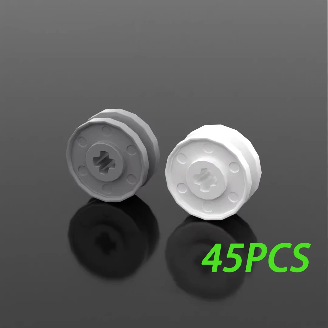 

MOC 56903 Puzzle Building Blocks Part 18x7mm Cross Axle Wheel Hub Assembling Modular 45PCS/50g Car Bricks Toys Gift