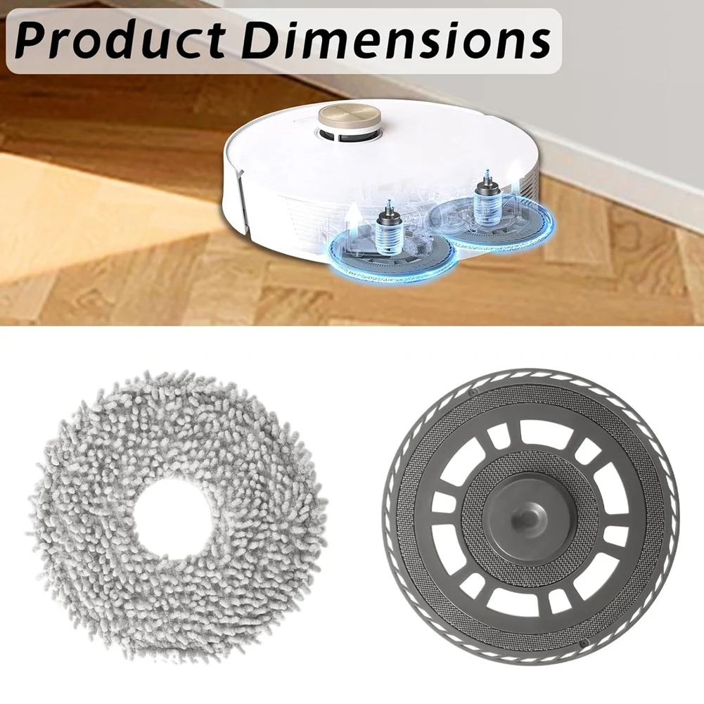 A05G-Кронштейны для швабры Dreame L10s Pro Ultra Heat, X40 Ultra, X40 Master, L40 Ultra, L20 Ultra Детали пылесоса Пластины для швабры