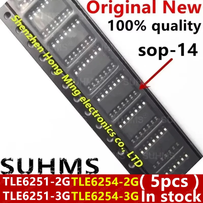 (5 Stück) 100 % neu TLE6251-2G TLE6251-3G TLE6254-2G TLE6254-3G TLE6251 2G TLE6251 3G TLE6254 2G TLE6254 3G TLE6254-2 sop-14