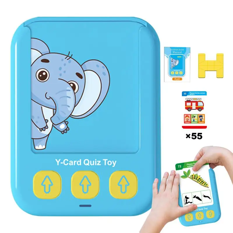 

Sight Words Flash Cards Kindergarten Sight Words Learning Toys 55 PCS Montessori Toys For Preschool Reading Machine For Toddler