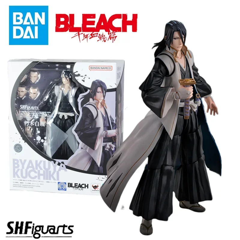 

Bandai S.H.Figuarts BLEACH: Thousand-Year Blood War BYAKUYA KUCHIKI Model Kit Anime Action Fighter Finished Model Toy Gift