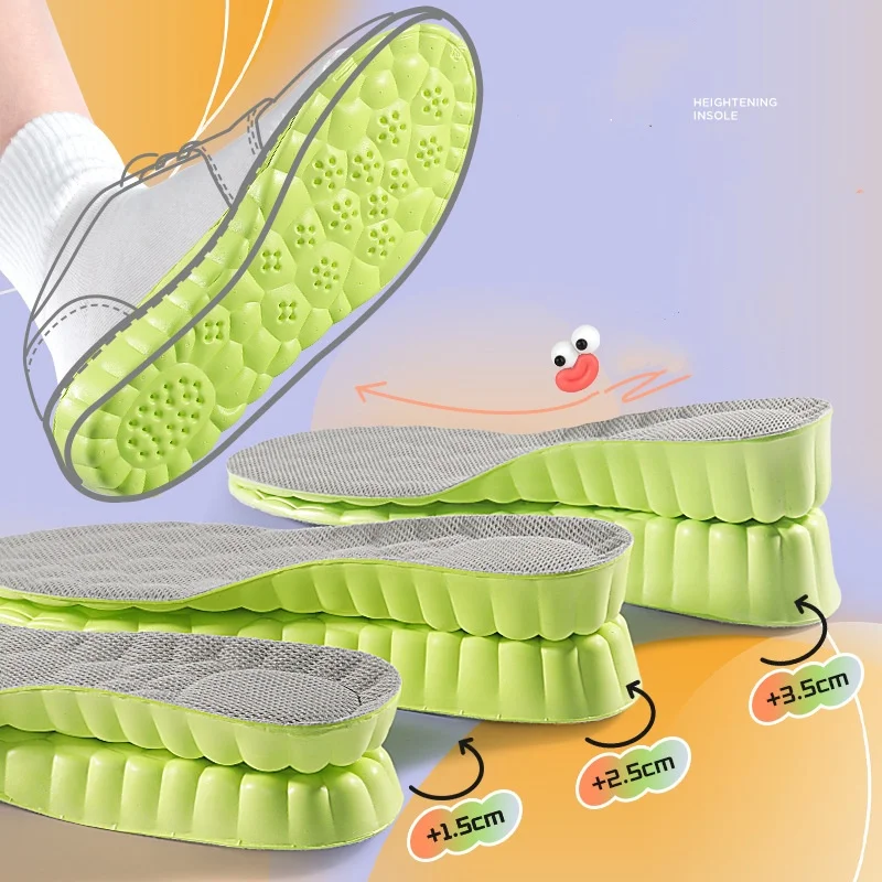 

Height-increasing Insoles Odorless Breathable Height-increasing Insoles For Men And Women