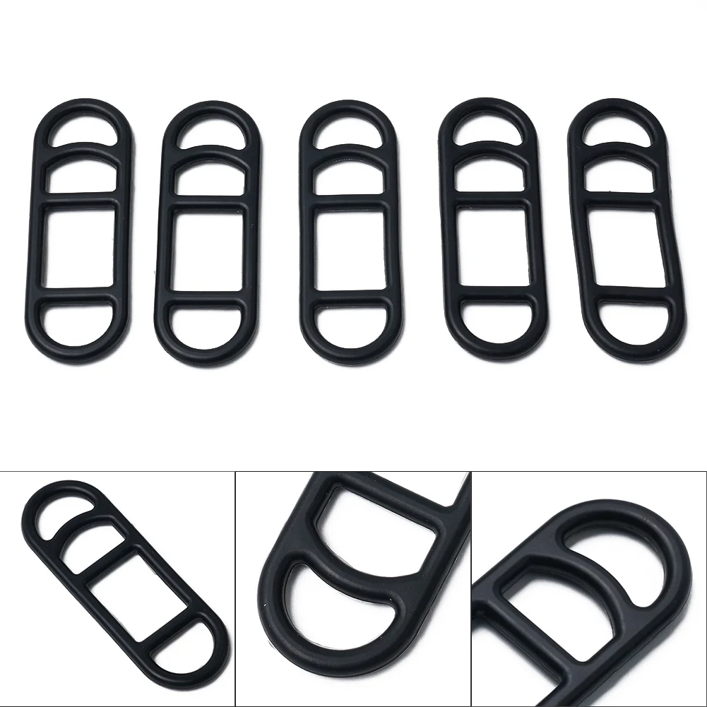 5Pcs 10pcs Bike Bicycle Cycling Silicone Elastic Strap Bandage Light Headlight Rear Lamp Mount Rubber Band