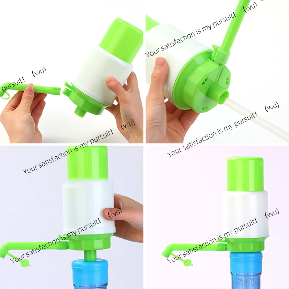 Portable gallon bottle, drinking water hand pressure removable tube, innovative vacuum hand pump water dispenser