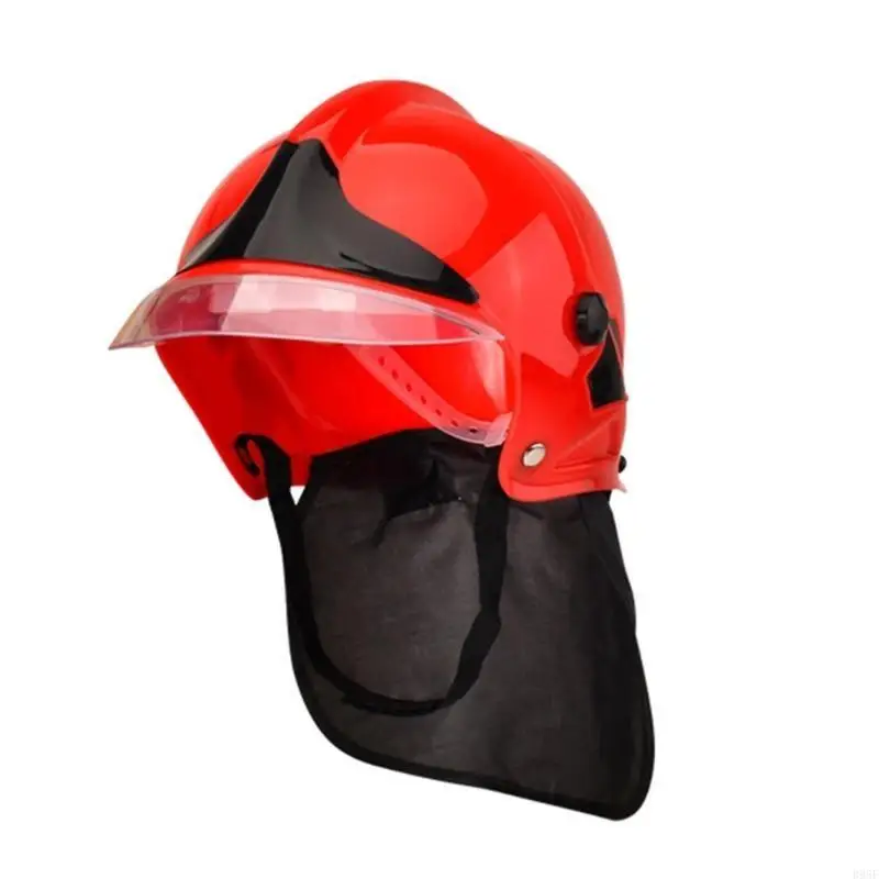 B95F 어린이 소방관 모자 소방관 의상 소방관 헬멧 할로윈 복장 최대 소품 재미 있은 파티 모자