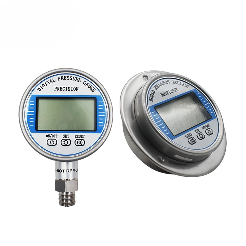 Air Liquid Fuel Oil Water Digital Pressure Manometer 40Mpa 6Mpa 100Kpa 500Kpa Pressure Gauge 60mm 100mm diameter