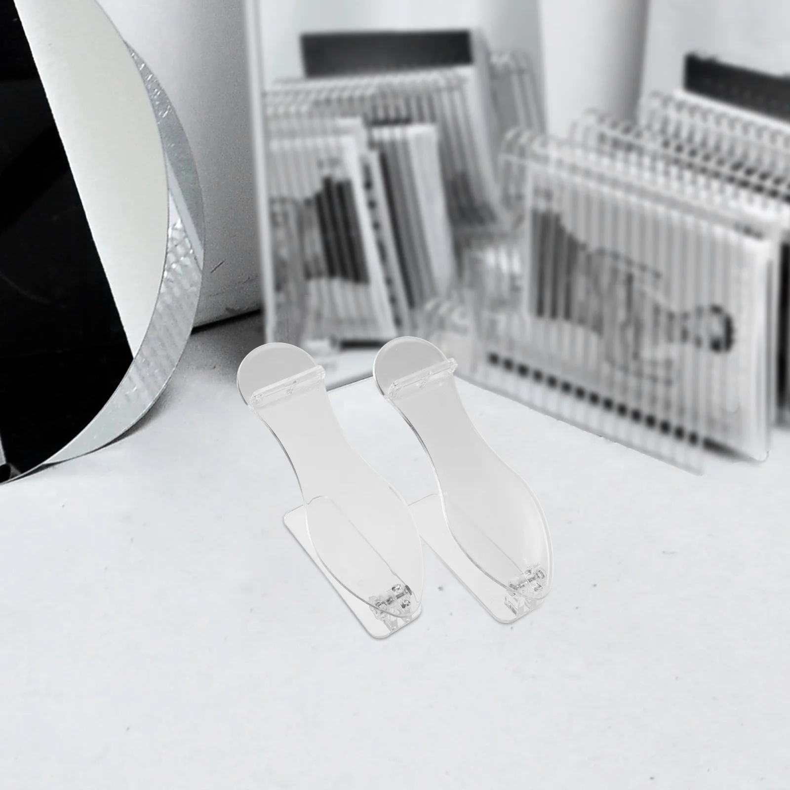 2pcs Transparent Shoe Rack Clear Display Stand For Heels Sandals Sneakers Lightweight Plastic Storage Rack For Entryway Home