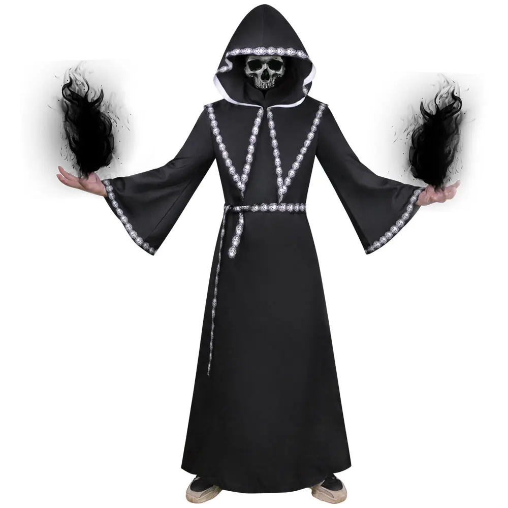 

Halloween grim reaper co-suit, wizard grim reaper plays cosplay cape cape