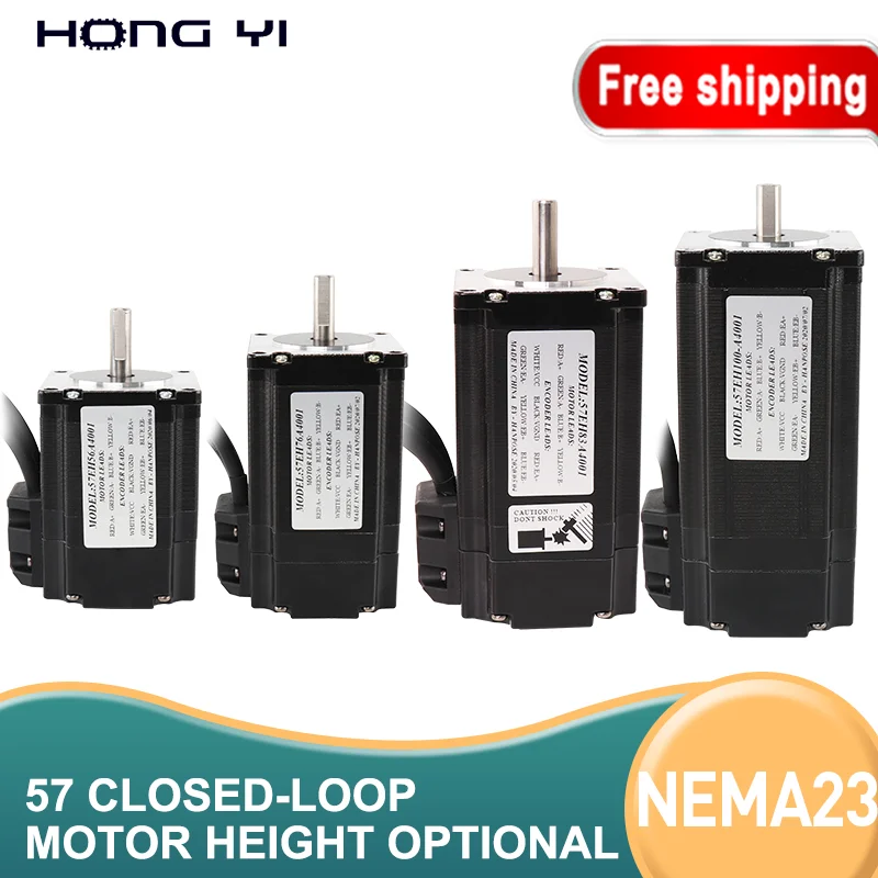 57 Closed-Loop Motor 86EH83 Height Optional Hybrid Step-Servo Closed Loop Stepper Motor Driver for CNC
