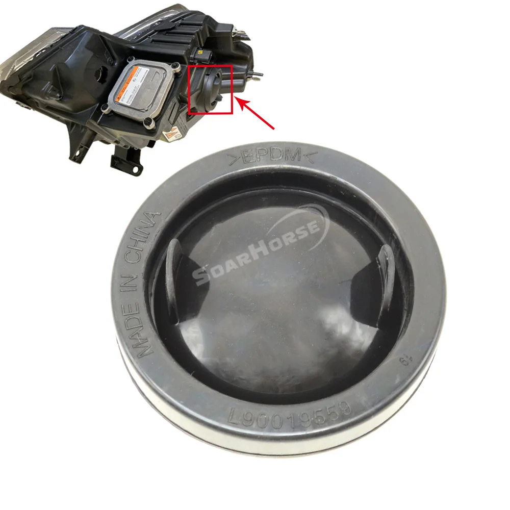 Headlight Lamp Rear Seal Dust Cover Waterproof Cap Lid For Lincoln MKS MKZ Navigator For Ford Explorer Edge Focus F-150 Fiesta