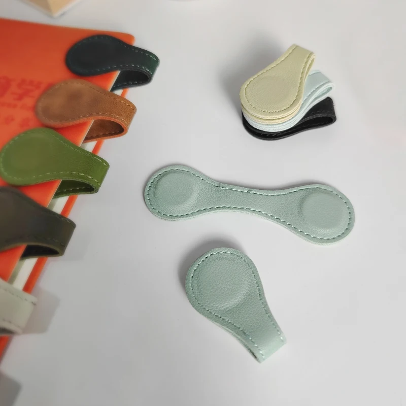 Магнитная кожаная закладка Crazy Horse Кожаная закладка Мощная магнитная закладка в стиле ретро Ins