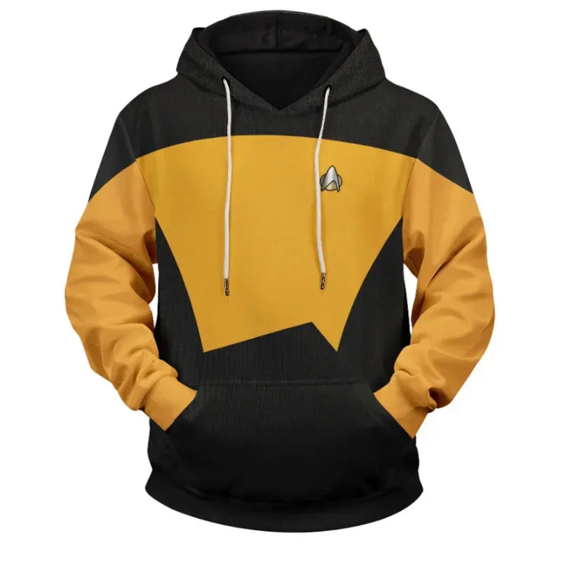 2025 nova estrela filha star trekking solto crianças adultos moletom com capuz manga longa streetwear cosplay moletom com capuz casaco superior pullo ★ ★