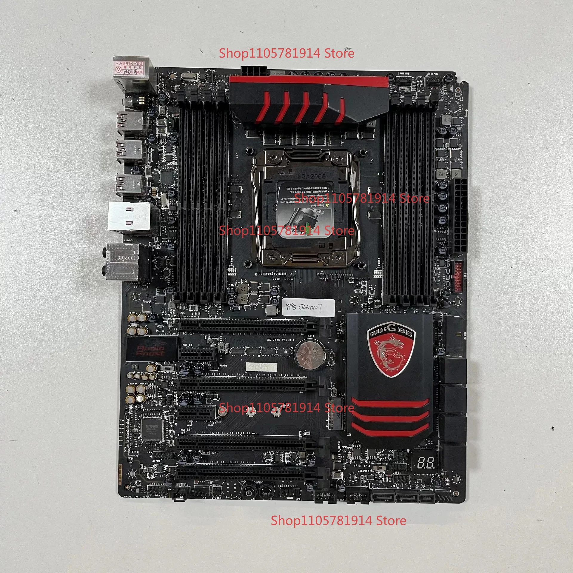 For MSI X99S GAMING7 Desktop Main Board Support E5-26XX V3/V4 I7 Extreme Edition, Game Workstation Main Board