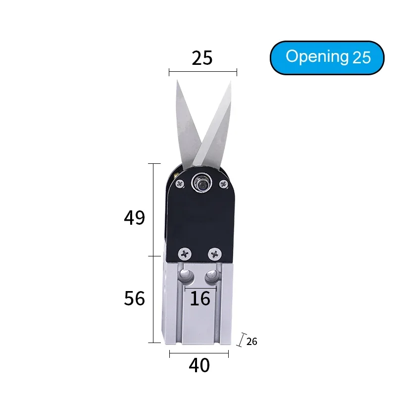 Pneumatic Scissors for Mask Machine KN95 High Speed Bidirectional Action HS-K25 HS-K18 HS-K12 HS-K40