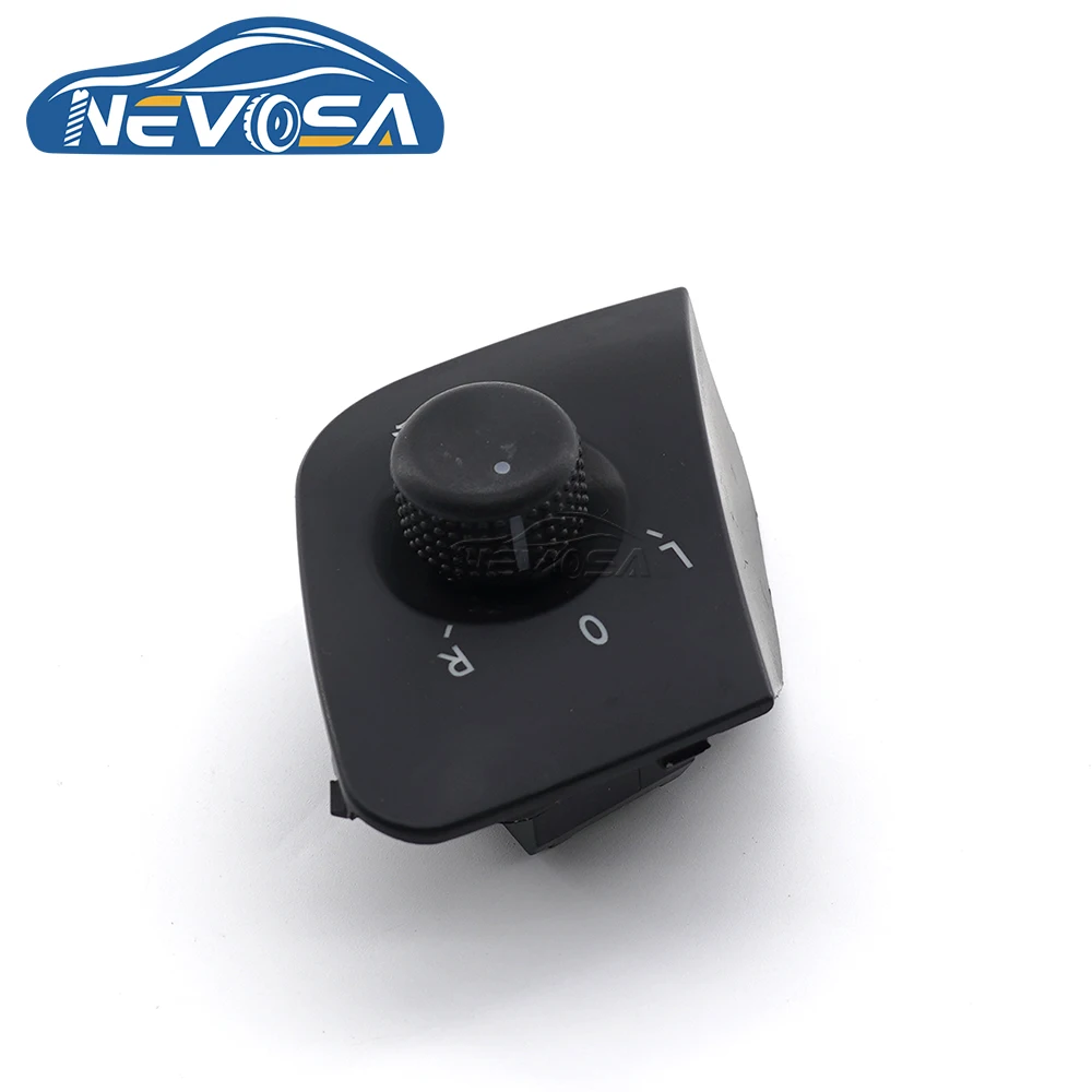 NEVOSA 6J1959565 For VW Seat Ibiza 2009 2015 Car Exterior Side Button  Power Mirror Adjust Switch Knob 6J1 959 565 6J1959565A