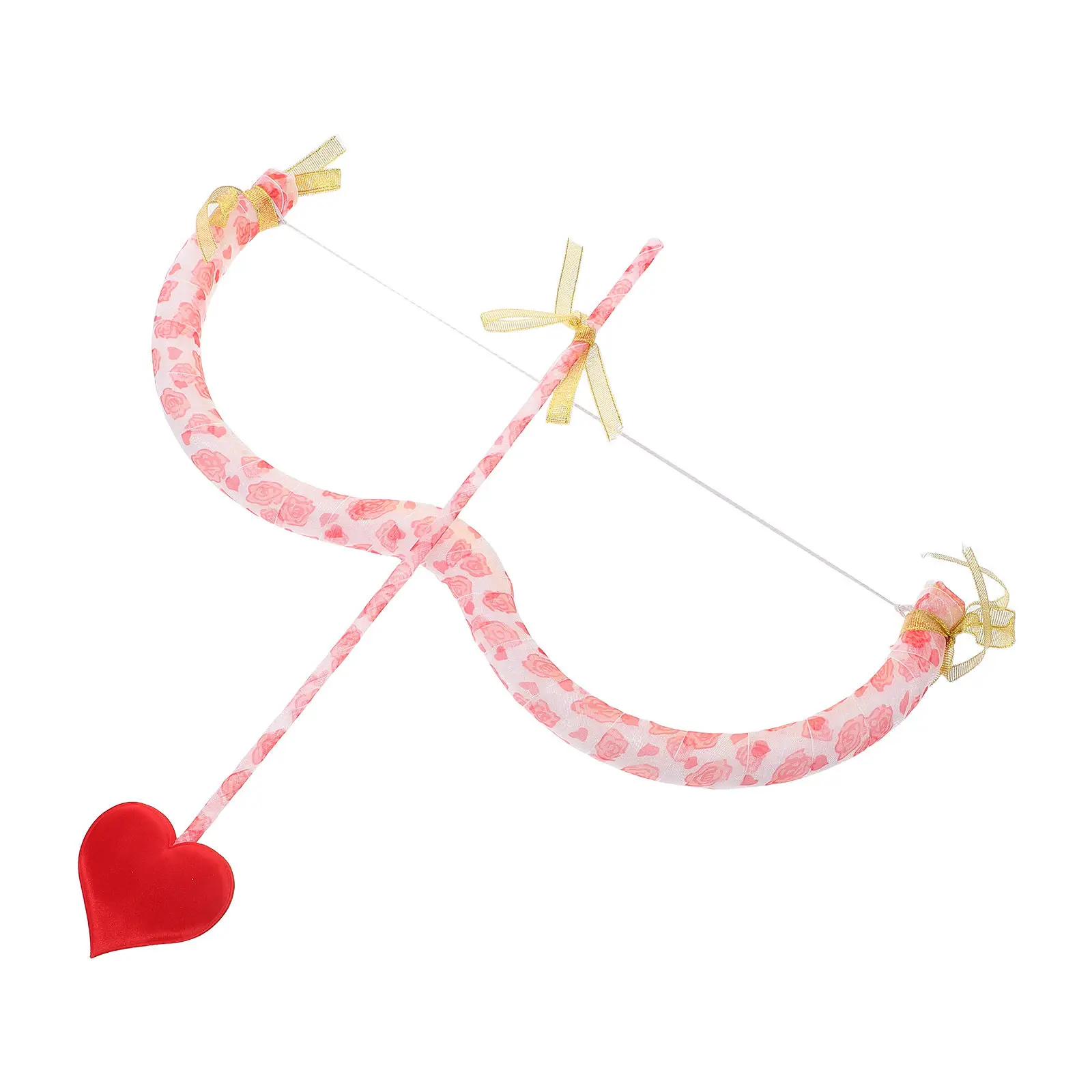 

Cupid Bow and Arrow Set Fashionable Valentine Costume Prop for Wedding Christmas Valentines Day Party Supplies