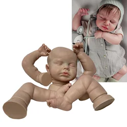 Painted/Unpainted Loulou 50CM Full Solid Silicone Bebe Reborn Dolls Kits Lifelike Soft Touch Doll Kits Reborn Corpo De Silicone