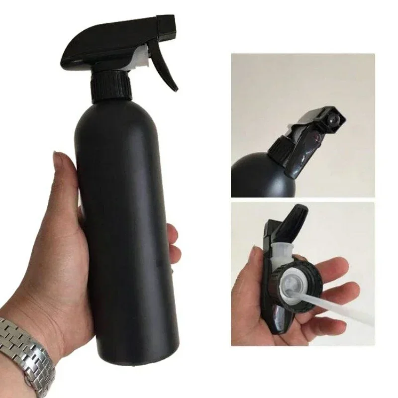 Botella vacía con pulverizador para peluquería, dispensador de Alcohol desinfectante rellenable, rociador de agua para embalaje de salón de belleza, 500ml