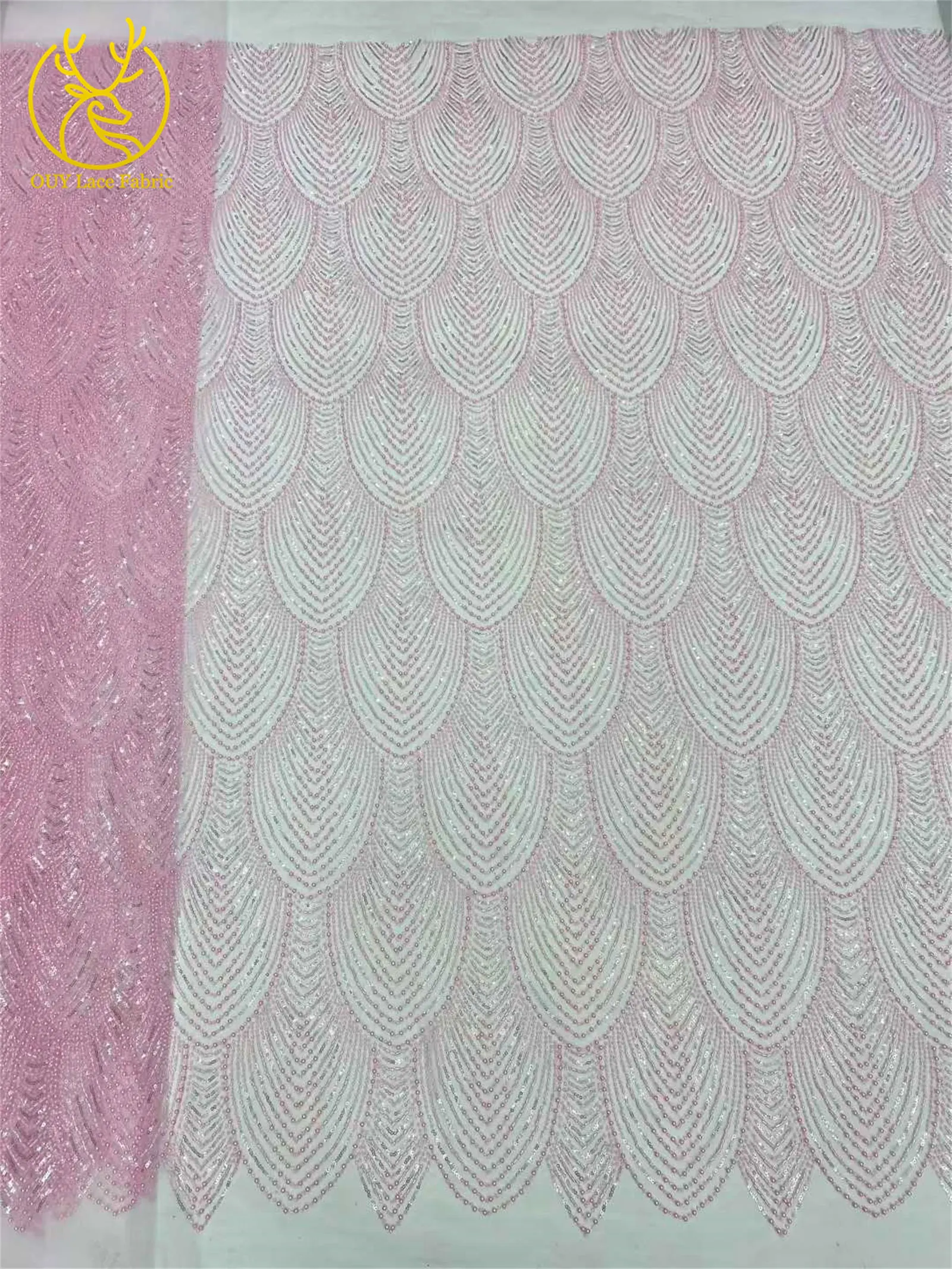 قماش دانتيل مطرز أفريقي أصفر 2026 قماش دانتيل شبكي عالي الجودة نيجيري فرنسي مطرز مثالي لفساتين حفلات الزفاف