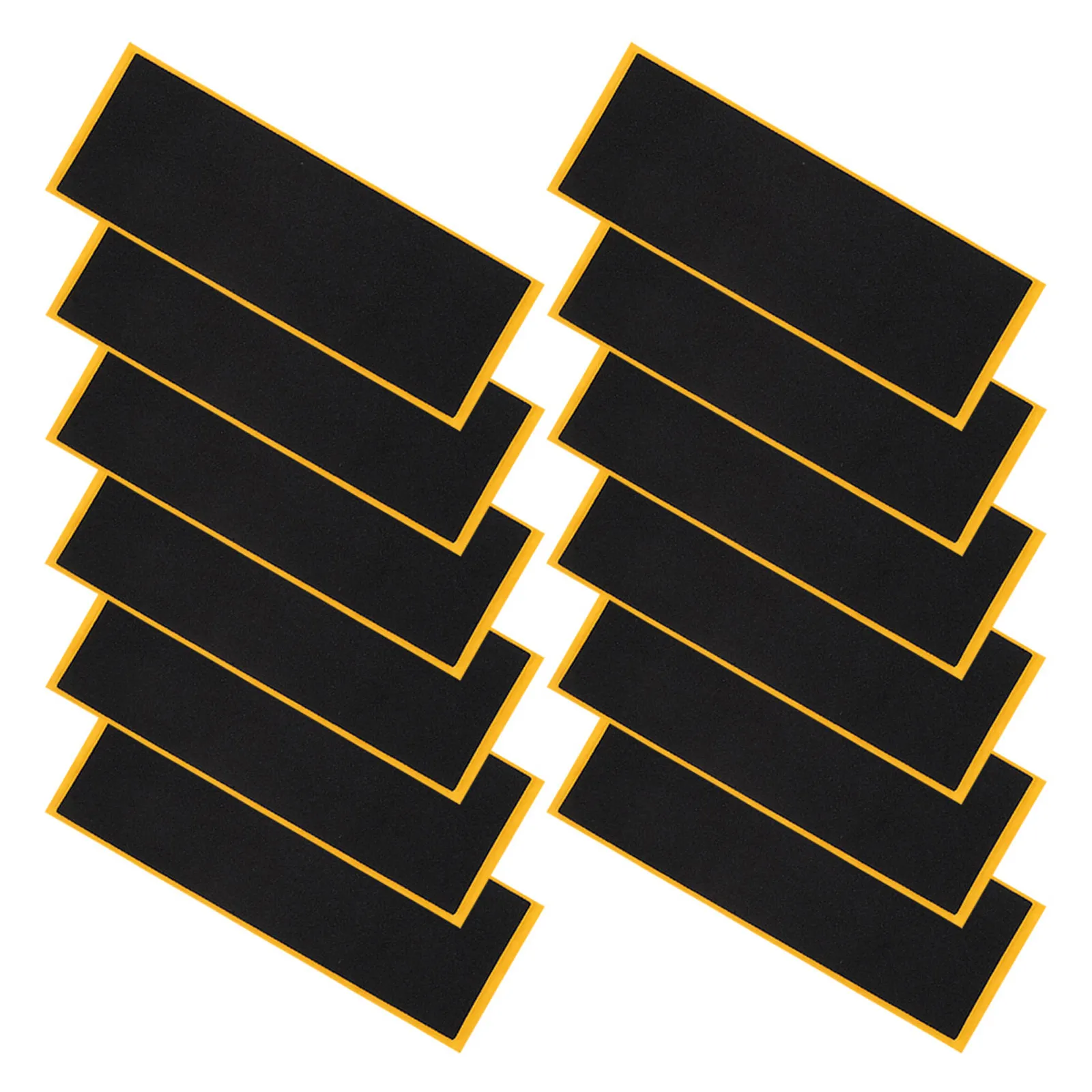 

12Pcs Fingerboard Grip Tape Foam Non-Slip Skateboard Replacement Sticker Premium Material Anti-Skid Finger Skateboard