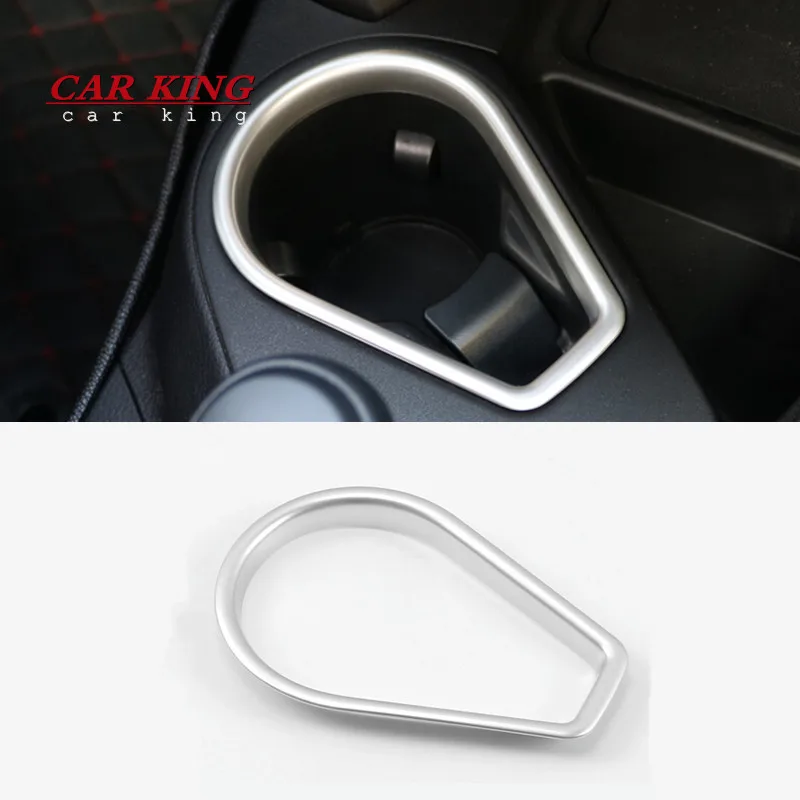 

For Toyota RAV4 RAV 4 2016 2017 2018 ABS Matte Chrome Car Ashtray Decoration Accessories Trim Auto Cover styling 1pcs