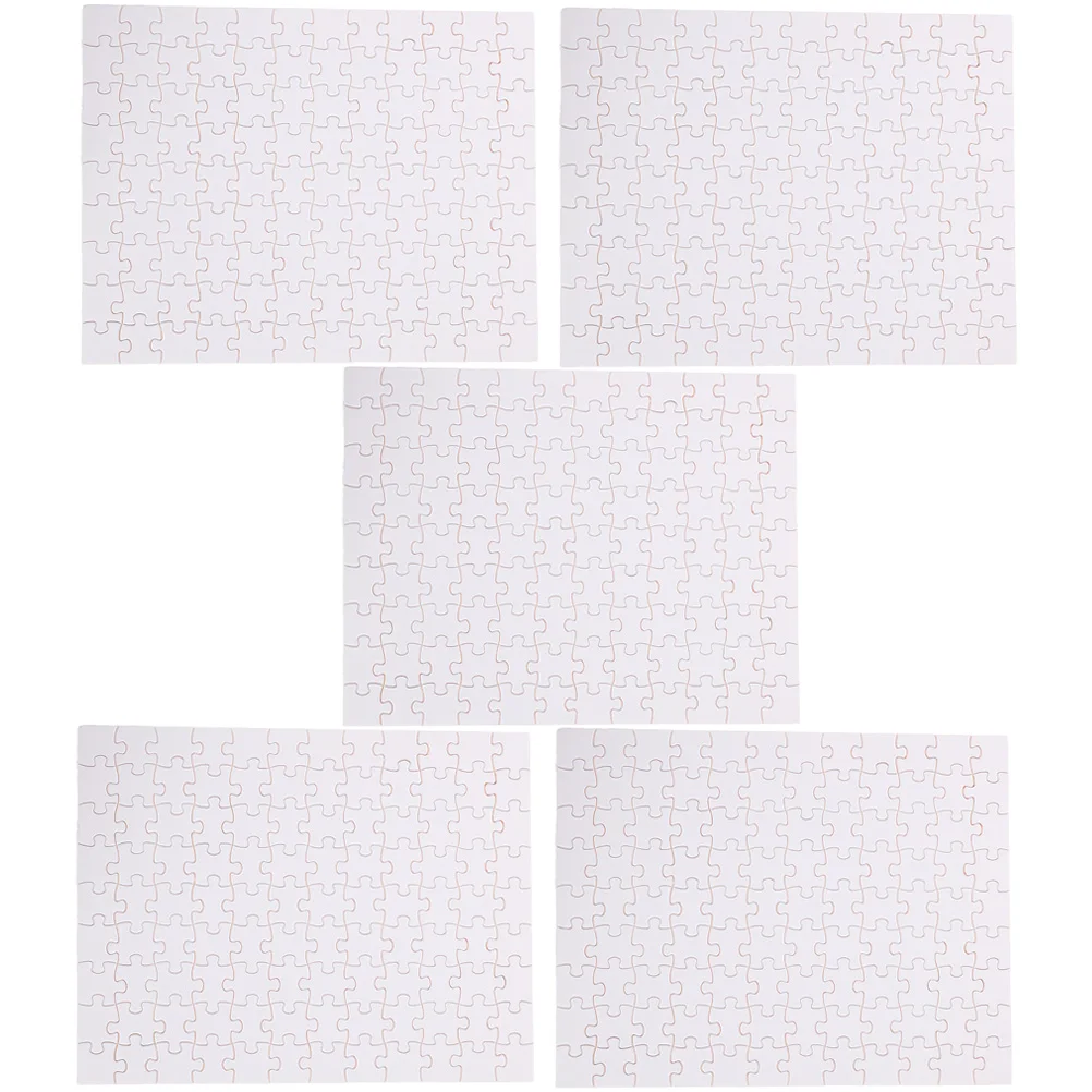 

5pcs Wooden Puzzle Toy 18x23cm DIY Blank Sublimation Thermal Transfer Heat Blanks Jigsaw Puzzles Games Family Gifts