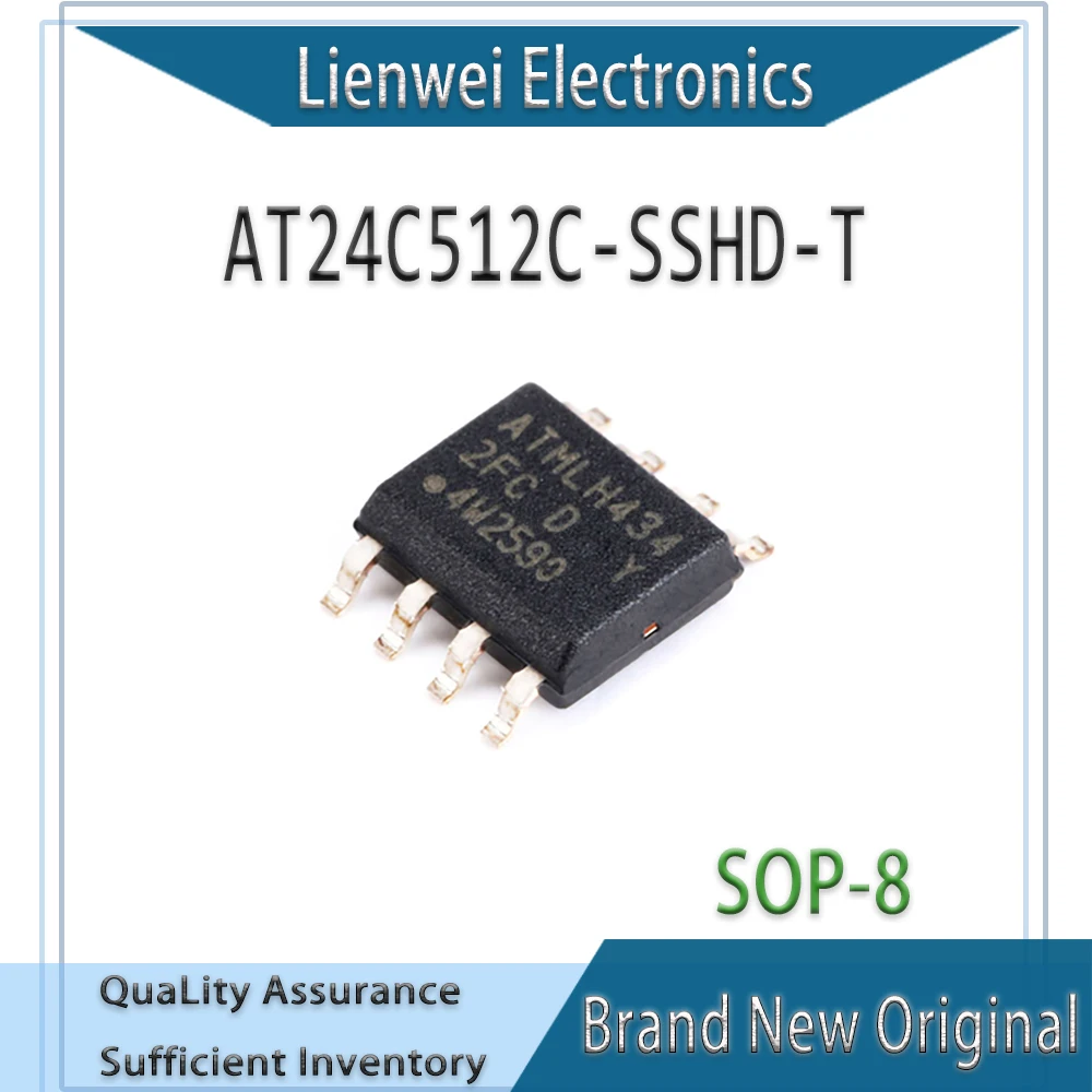 

100% New Original 2FCD 2FC AT24C512C AT24C512C-SSHD-T AT24C512C-SSHD SOP-8