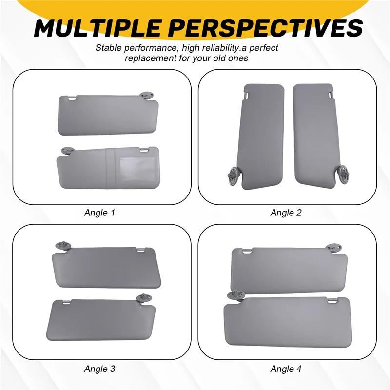 

NEW-Car Inside Sunvisor For Toyota Hilux Revo 2005-2014 Sun Shield Front Sunshade Sun Visor