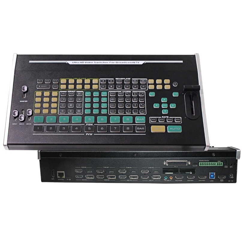 Broadcasting Equipment 8-Channel Video Switcher for Radio & TV