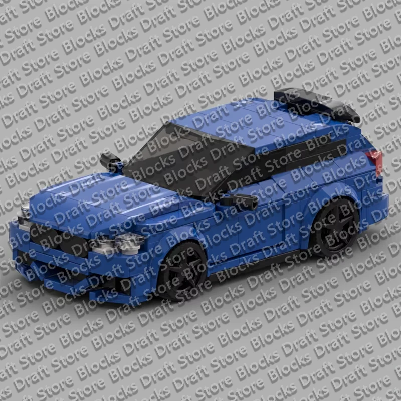 Speed Racing Car Model MOC Building Bricks M140i Compact Sports Car Modular Technology  Holiday Gifts Assemble Toys Suit QWERT