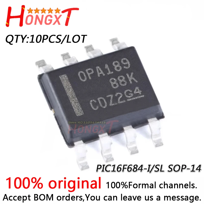 10PCS 100% NEW OPA189IDR OPA189 SOP-8.Chipset