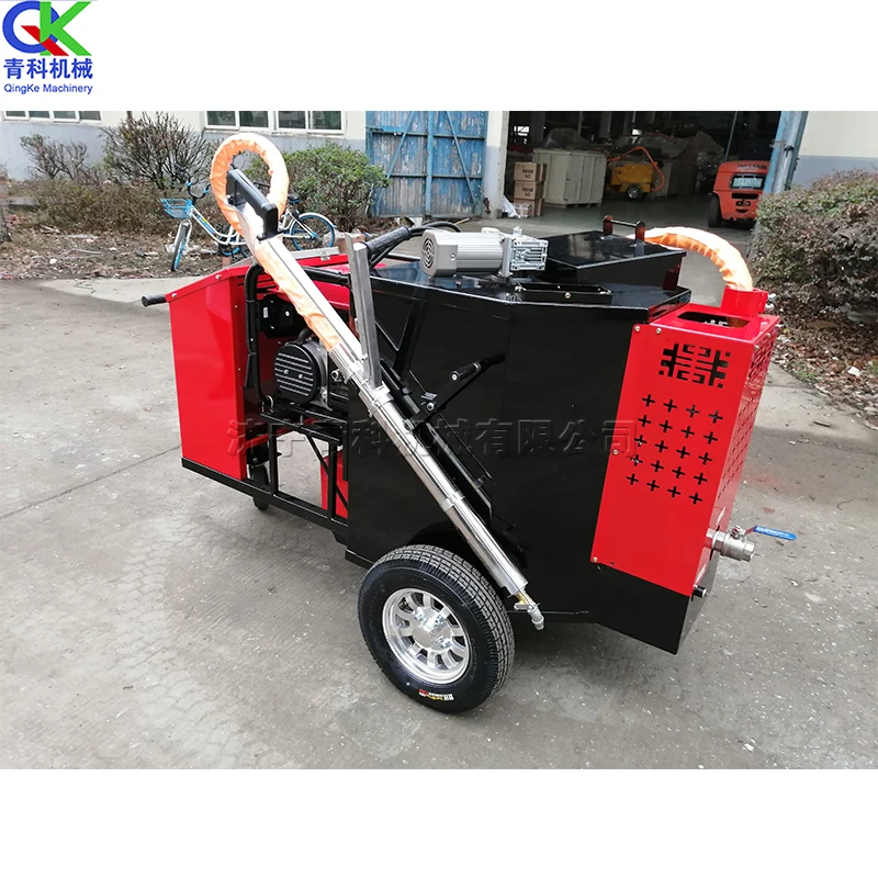 Diesel hot asphalt spreader hand-pushed asphalt spraying equipment for pavement renovation can be mobile asphalt spreader