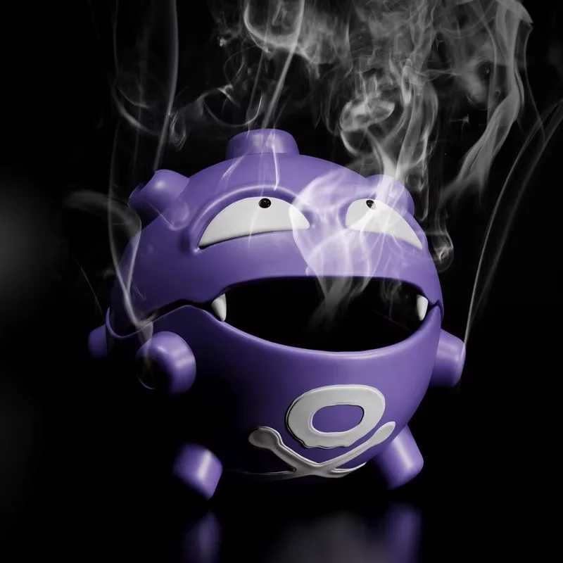 Pokemon Incense Burner Koffing Cartoon Gastly Anime Character Aromatherapy Holder Desktop Home Decor Ornaments Creative Gift