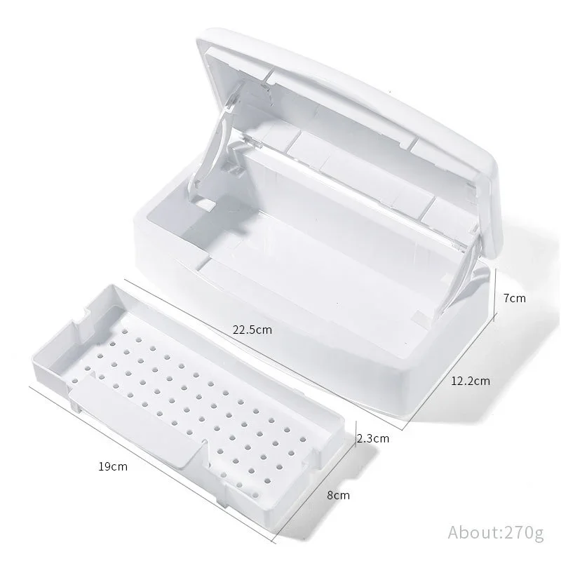SENSE LASHES Eyelash Tweezers Sterilizer Tray Detachable Cleaning Nail Tool Disinfection Box Beauty Implement Storage Box