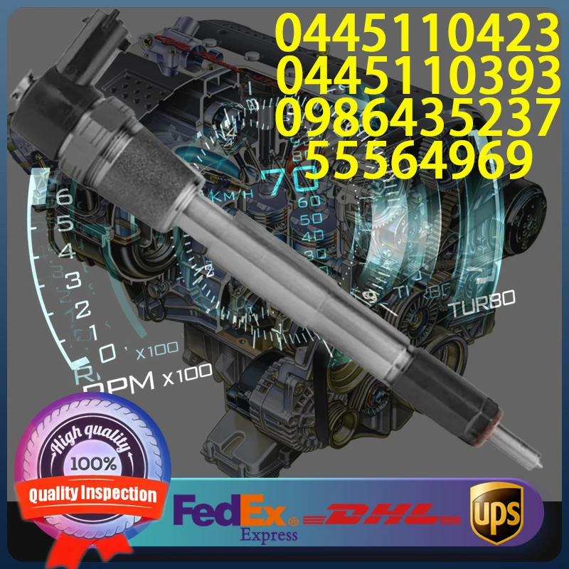 

0445110423 0445110393 0986435237 55564969 Common Rail Injector For Opel Insignia Vauxhall Insignia 2.0 D Engine