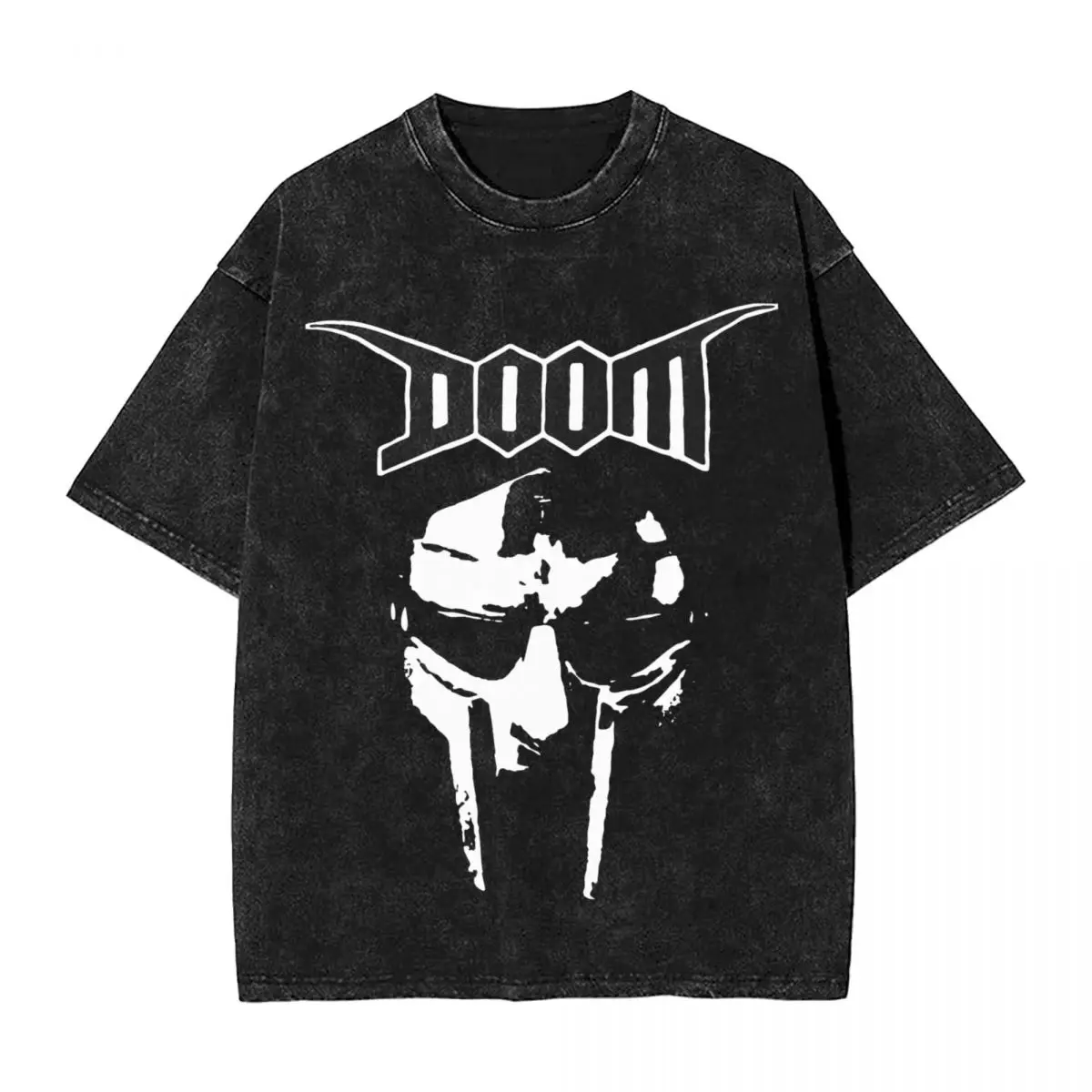 Camisetas impressas Mf Doom Madlib para homens e mulheres, camisetas High Street, tops lavados, streetwear novidade, 2