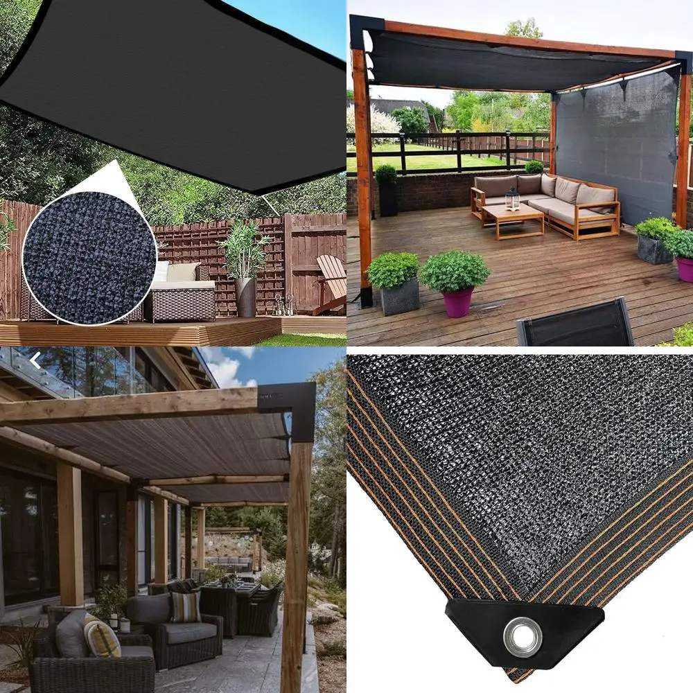 

Durable 20x30FT Green Mesh Shade Cloth, 70% Blackout, with Grommets and Taped Edges for Garden, Patio, and Agricultural Use