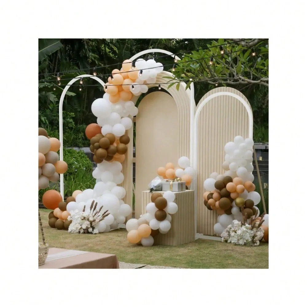 

3x Metal Wedding Arch Backdrop Stand Frame for Ceremony, Bridal, Birthday Party